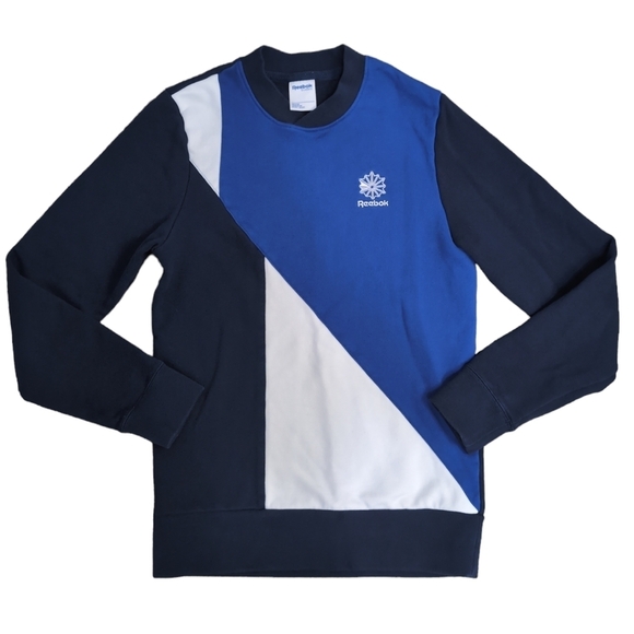 Reebok Other - Vintage Reebok Sweatshirt Men's size Small Gender Neutral Blue Color Block
